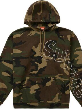 NWOT! Supreme Reflective Hooded Sweatshirt